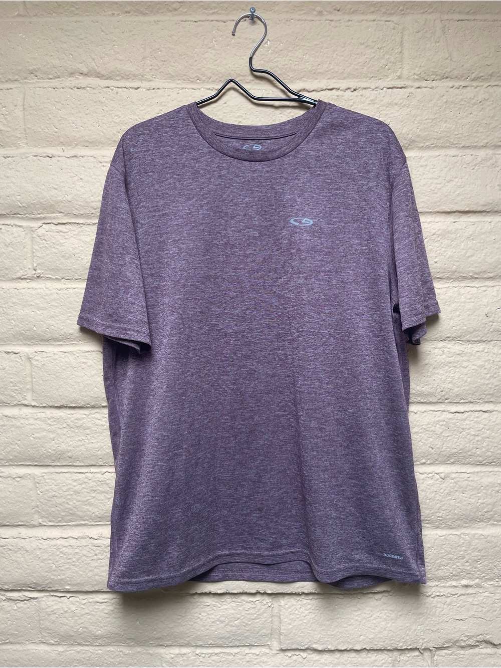 Champion Men's Heather Purple Short Sleeve Tee